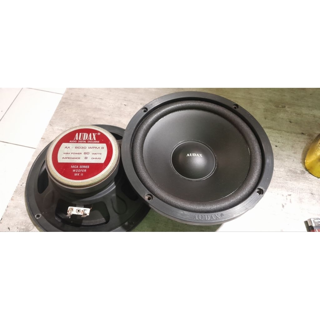 speaker audax 8 inch sepasang