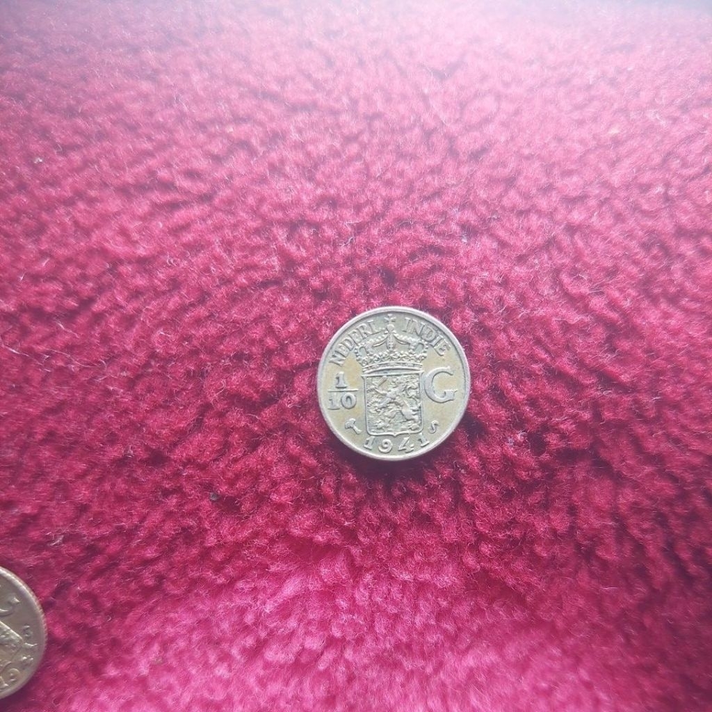 Koin perak tahun 1941. asli.