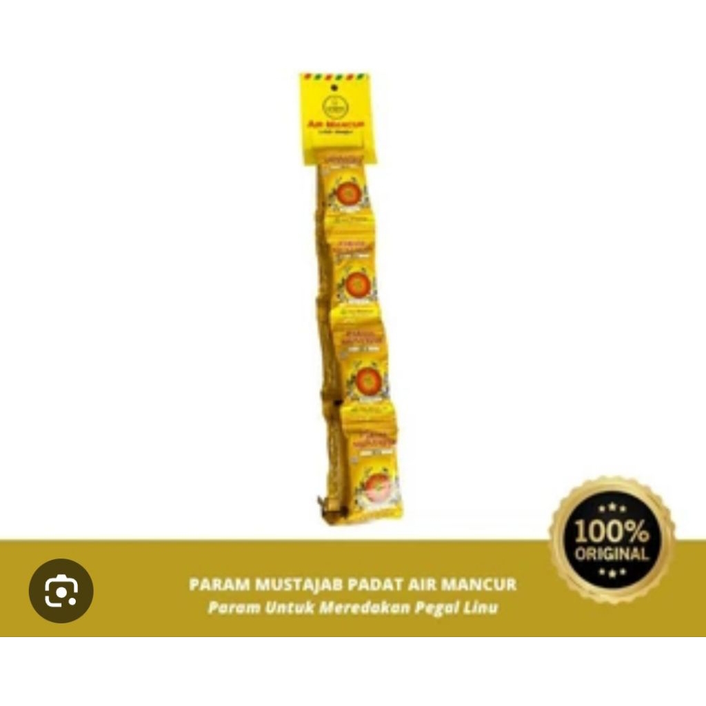 Parem Mustajab Air Mancur renteng isi 10