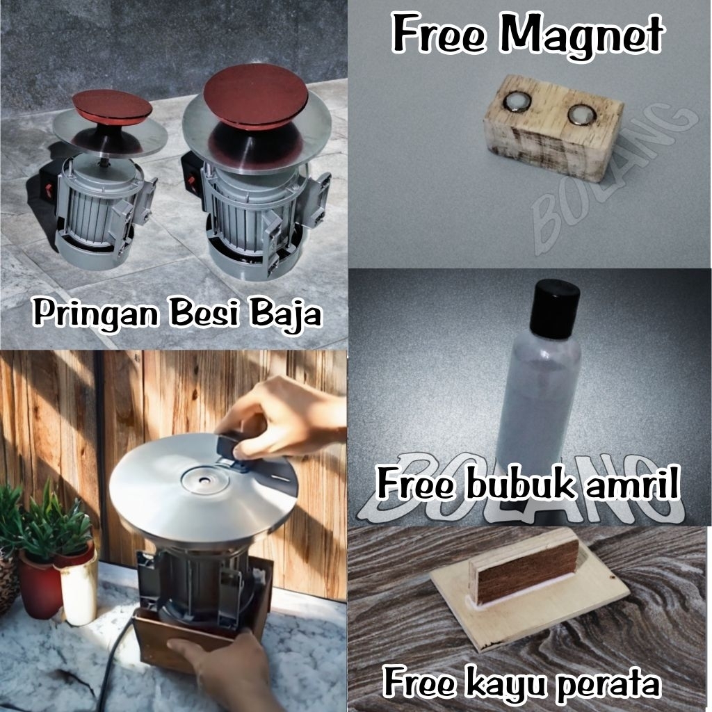 Alat Asahan Mata Pisau Clipper // Mesin Asah Mata Pisau Clipper Bahan Besi Baja // Mesin Asahan Mata