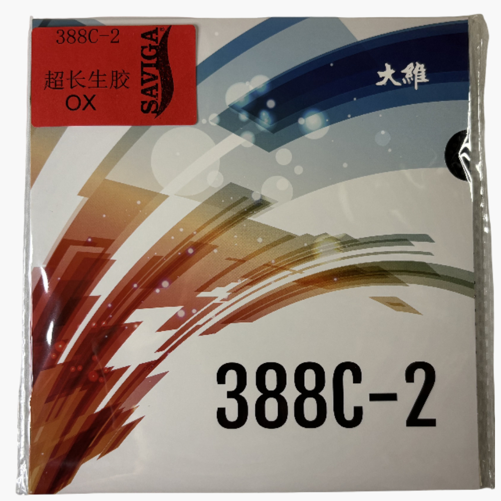 Dawei Saviga 388C-2 Medium Pips OX - Rubber Pingpong Karet Bet Tenis Meja Bintik Semi