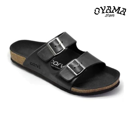 FASH SALE SANDAL KASUAL PRIA CARVIL BAHAN KULIT ASLI - Sandal CARVIL BENZO