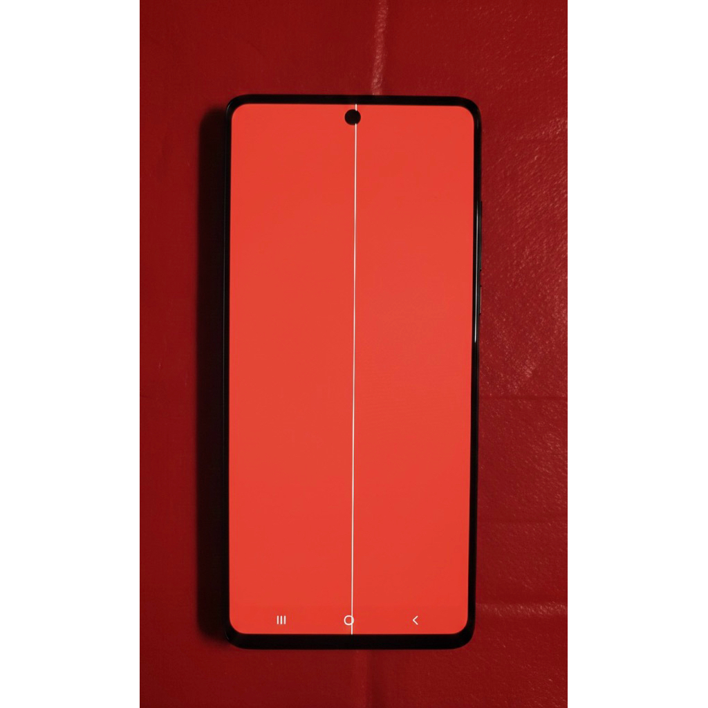 Lcd + Frame Samsung A71 Ori Copotan Minus Garis 1