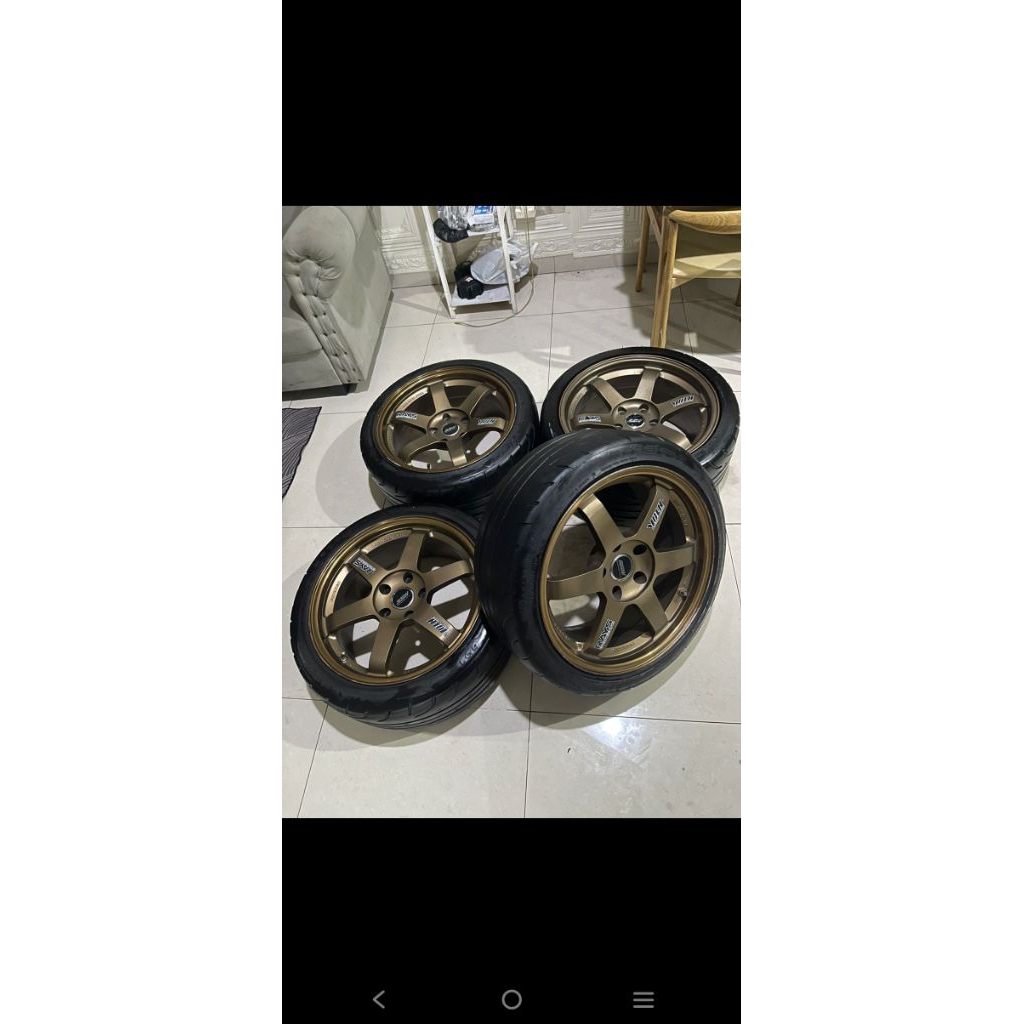 velg ssw Te37 ring 18 pcd 5x120 bmw sepaket ban