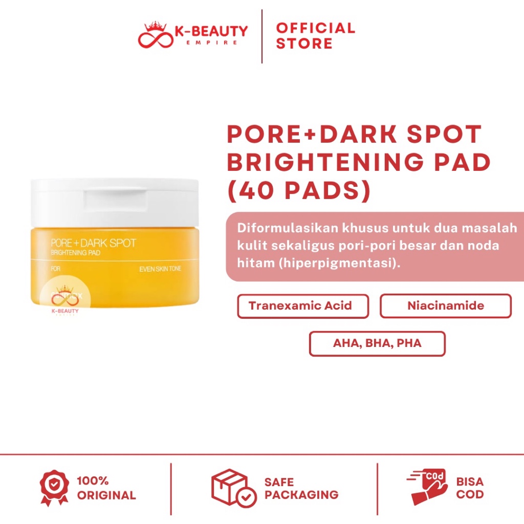 [100% ORI] Celimax Pore Dark Spot Brightening Pad (40 pads)