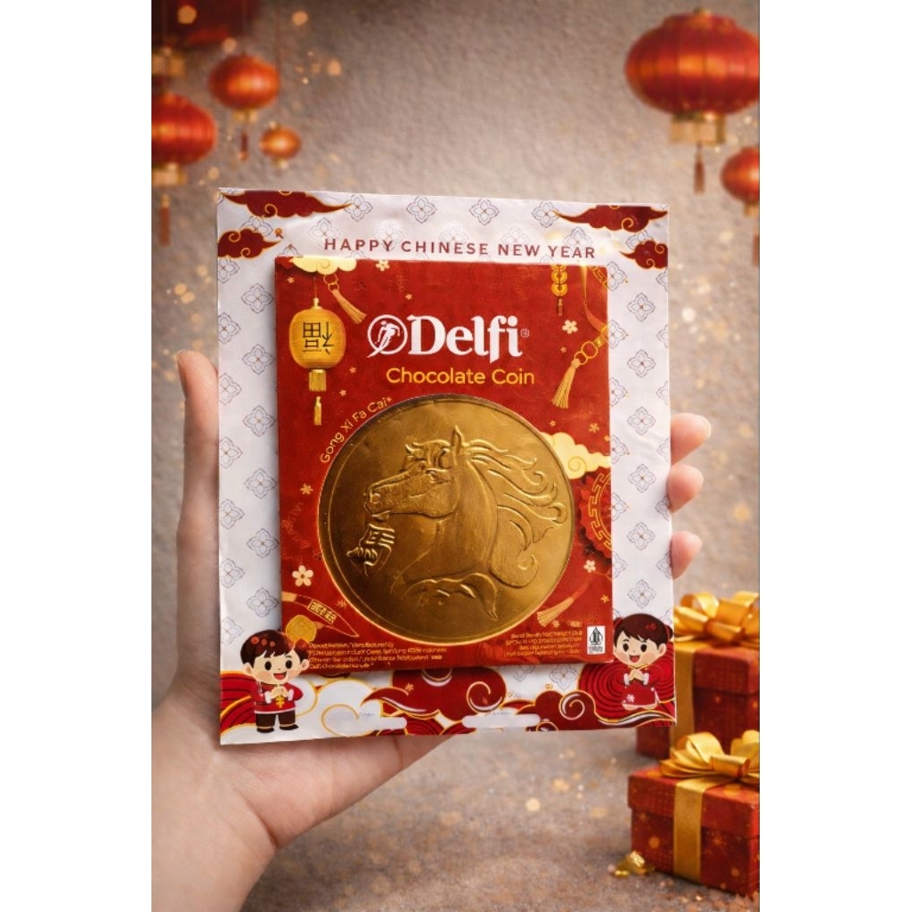 Gift Imlek Delfi Coklat Koin Edisi Imlek