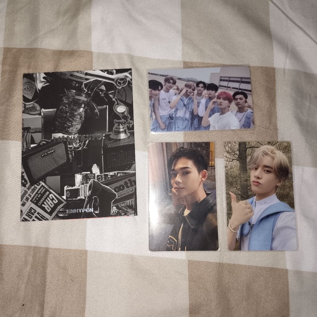 PRELOVED - ENHYPEN MANIFESTO DAY 1 WEVERSE ver. FULLSET