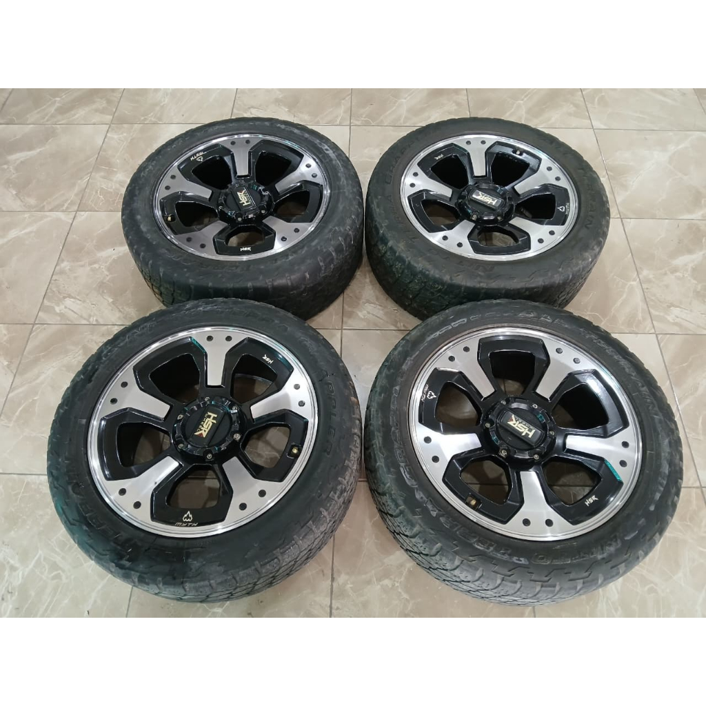 velg mobil bekas hsr myth ring 20x9 lubang 10 5x114 5x127 cocok untuk inova rubicon dll