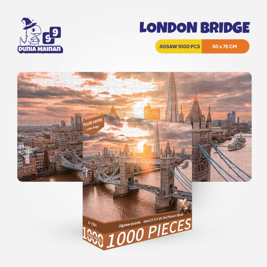Puzzle Jigsaw 1000 pcs London Bridge - Dunia Mainan 99