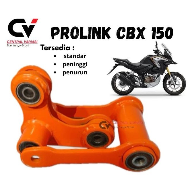 PROLINK UNITRACK PANGKON SHOCK CB150X CBX150 STANDAR,PENINGGI PENURUN SHOCK CB150X