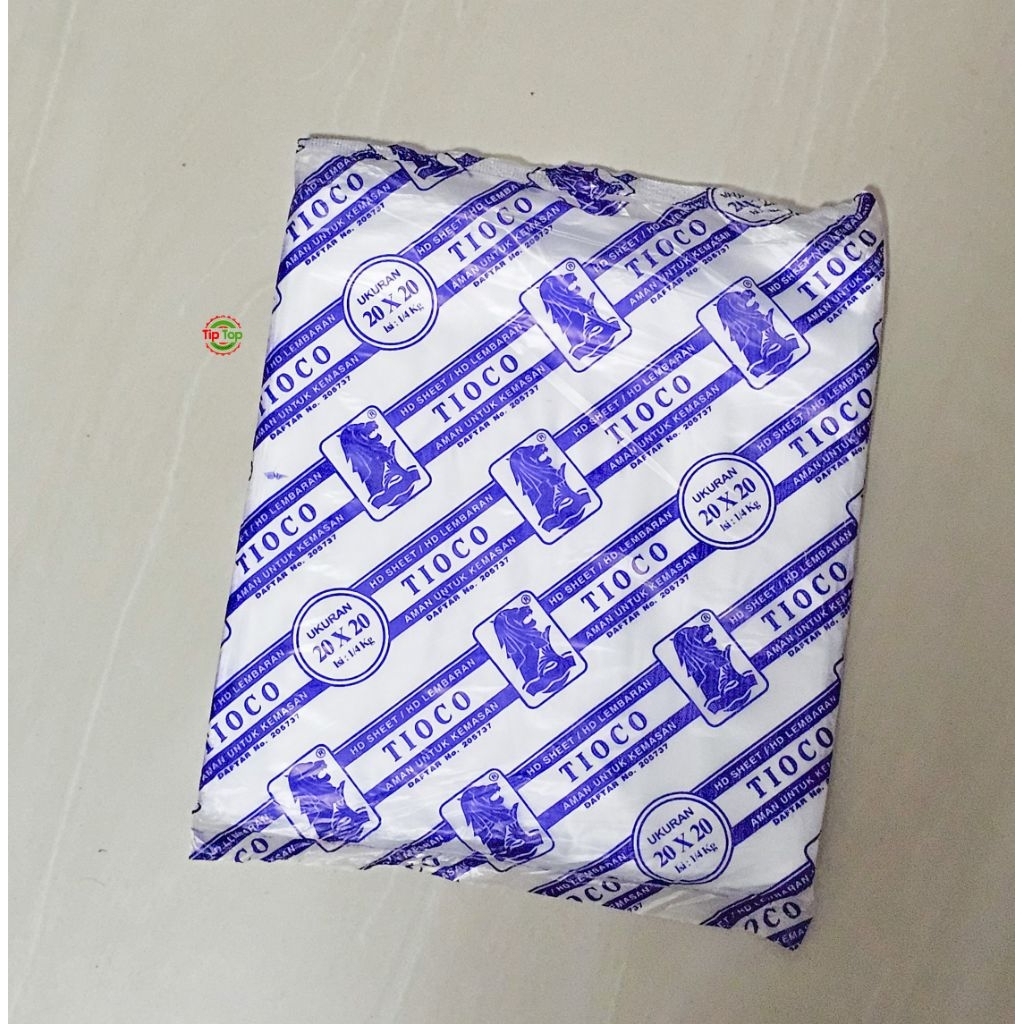 TIOCO Plastik HDPE / Tatakan Plastik / Alas Plastik 20 cm x 20 cm