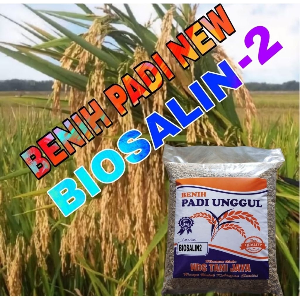5KG BENIH PADI BIOSALIN-02 ORIGINAL LABEL PUTIH