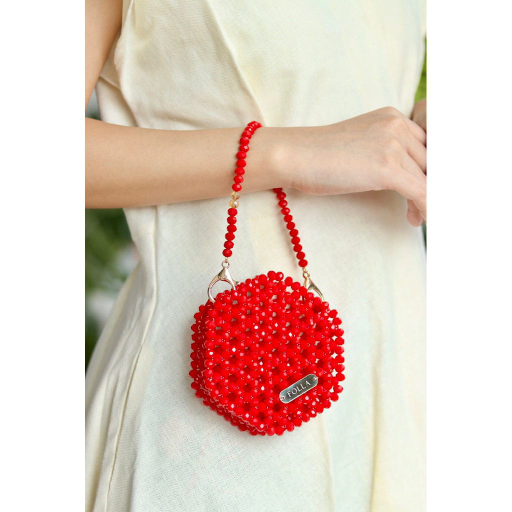 Robin Hexy Bag | Tas Kristal Cewek | Tas Kondangan | Bridesmaids