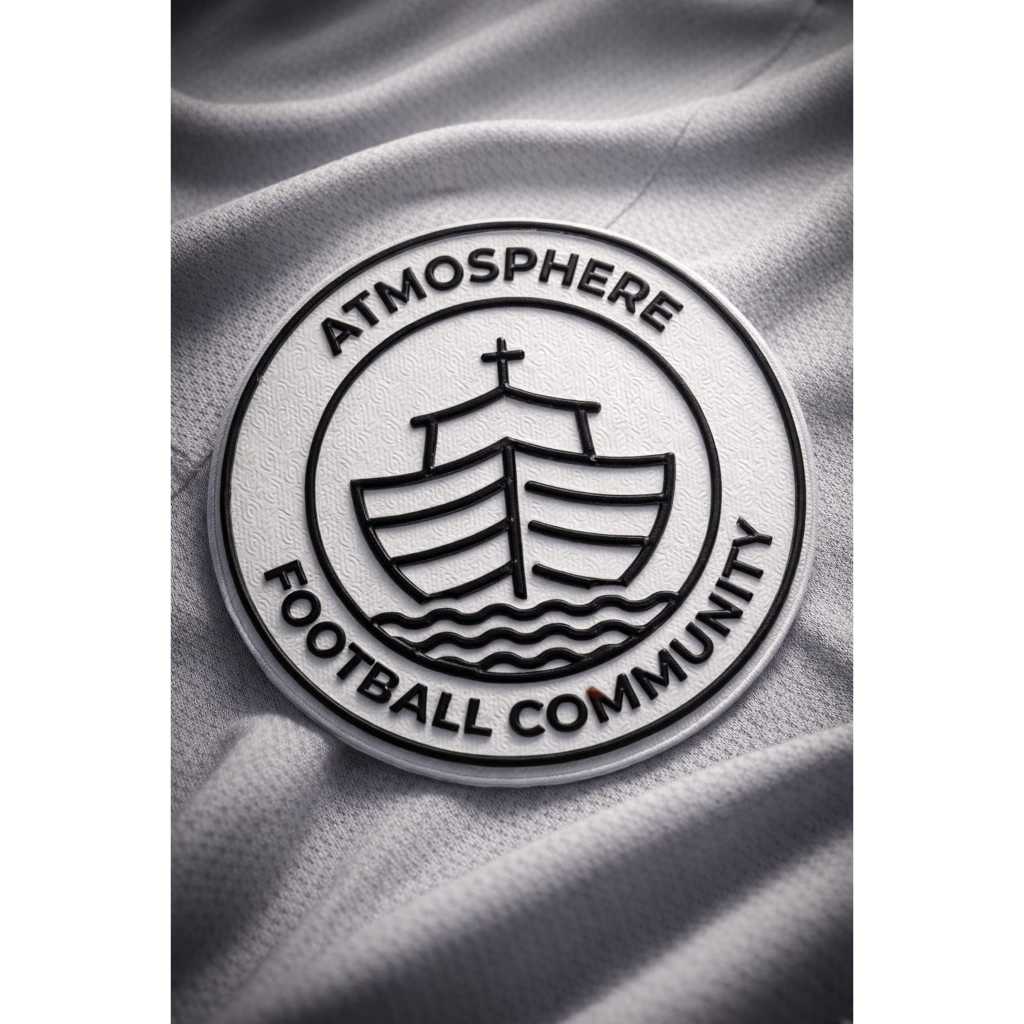 Patch label jersey logo 3D bahan rubber buat komunitas dan sepak bola futsal dan logo sport bulutang