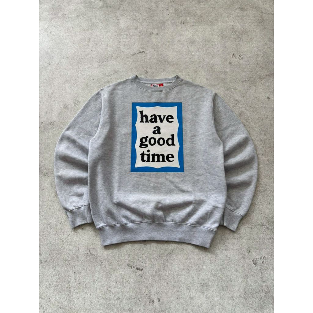 Have A Good Time Blue Frame Crewneck