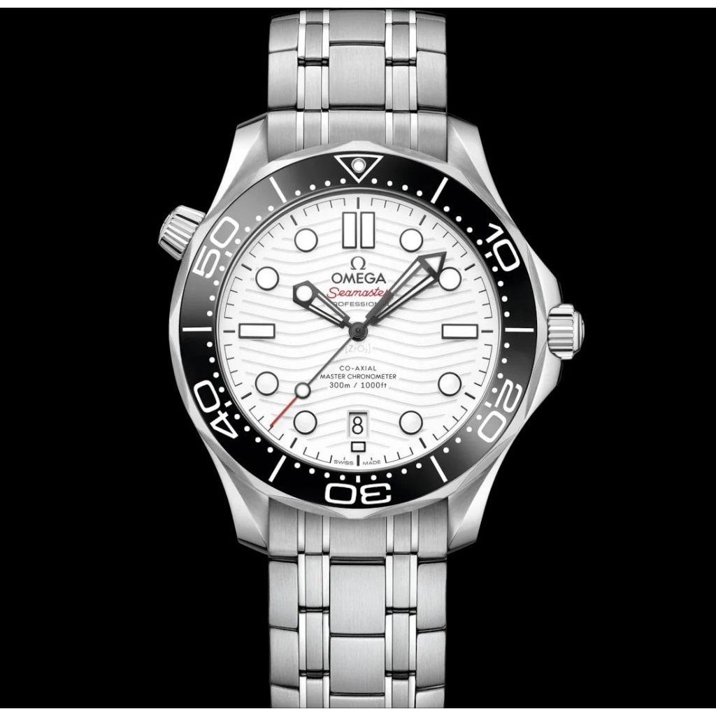 OMEGA Seamaster Diver 300M White Dial Steel Bracelet