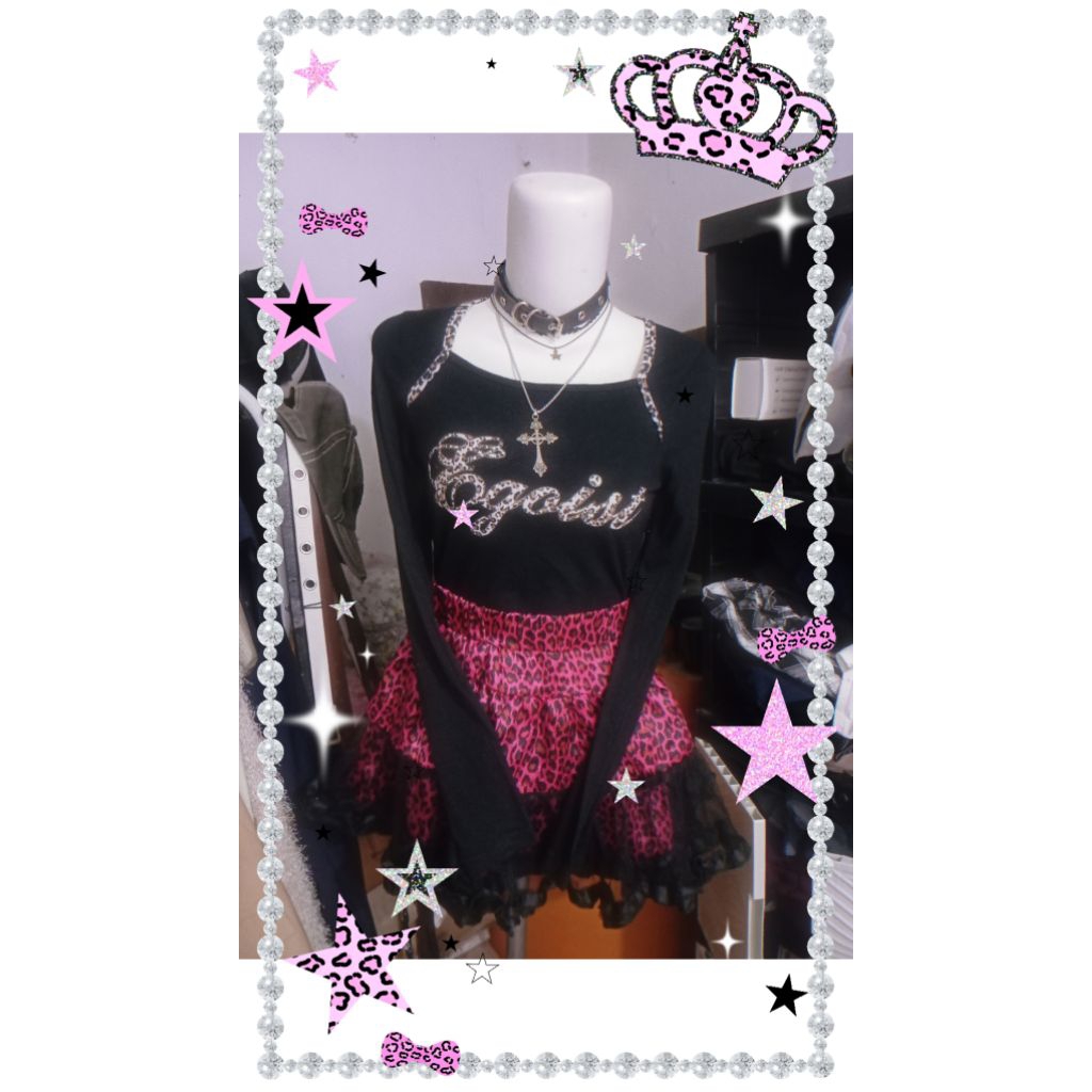 egoist top / egoist gyaru top / Y2k 2000s top