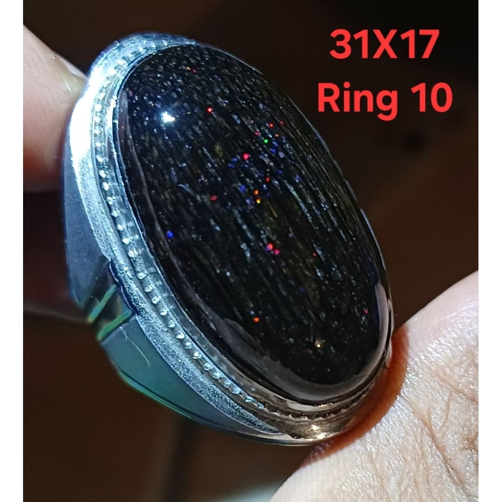 SIZE 10 BLACK OPAL SEMPUR RUYUNG BANTEN 31X17