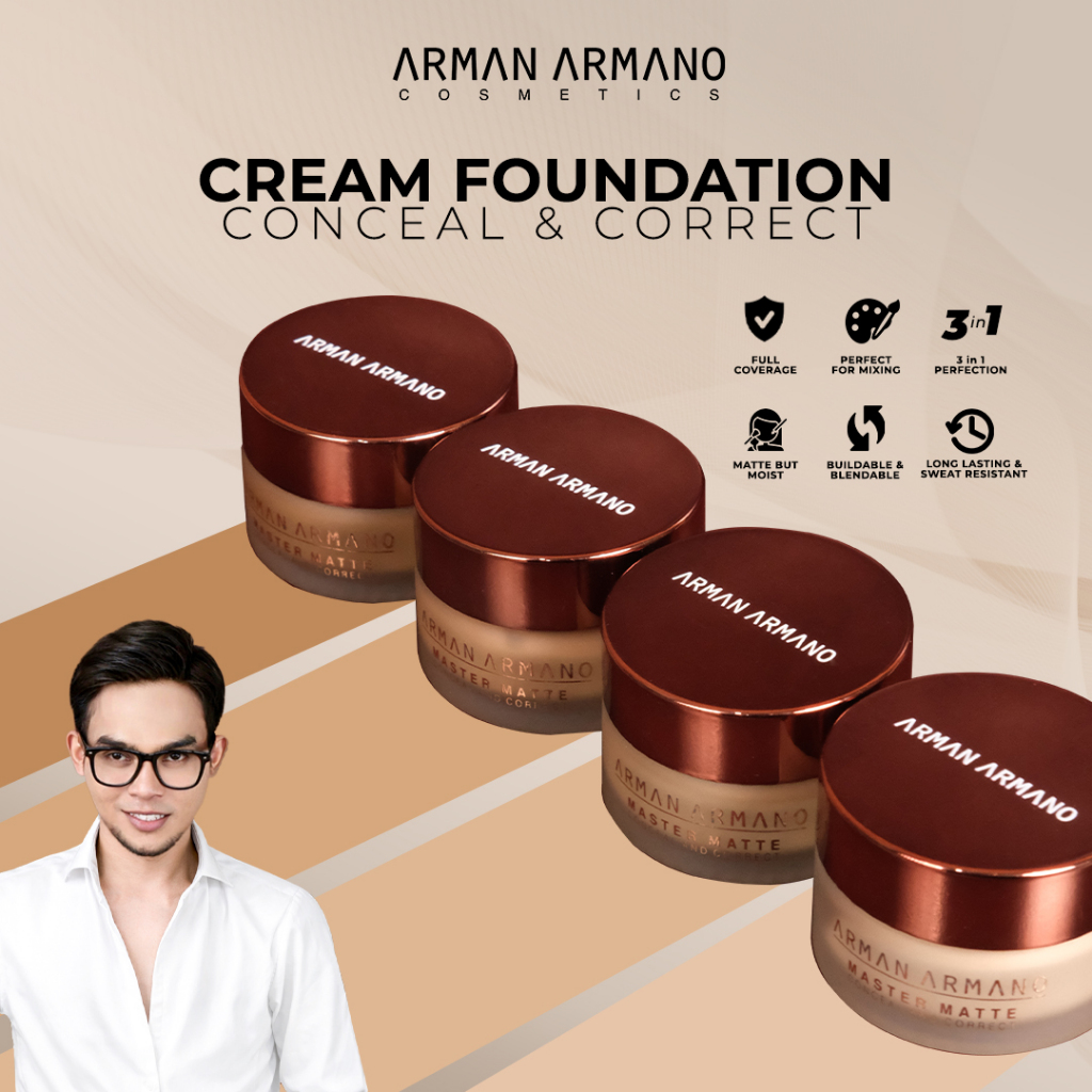 ARMAN ARMANO CREAM FOUNDATION CONCEAL & CORRECT