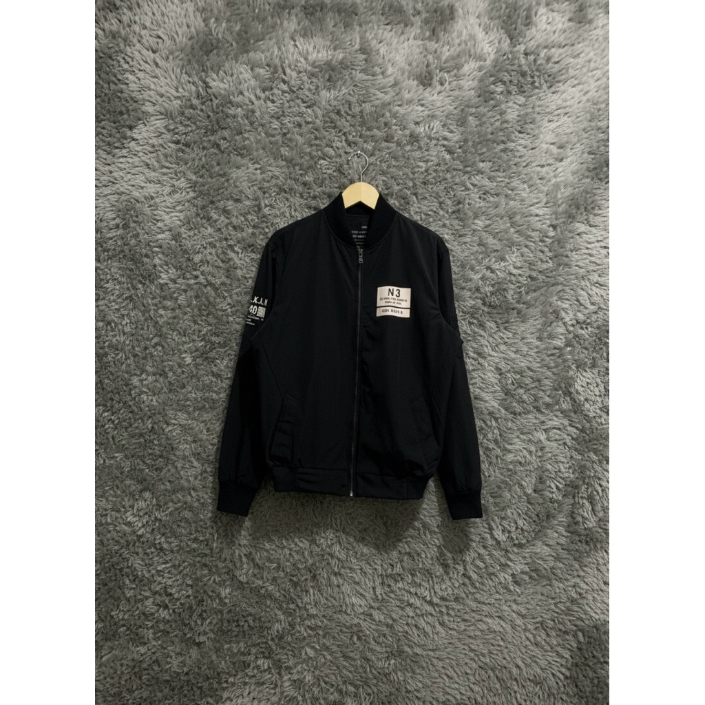 Bomber Casual Jacket Urban Crew With Litmus - (new) L