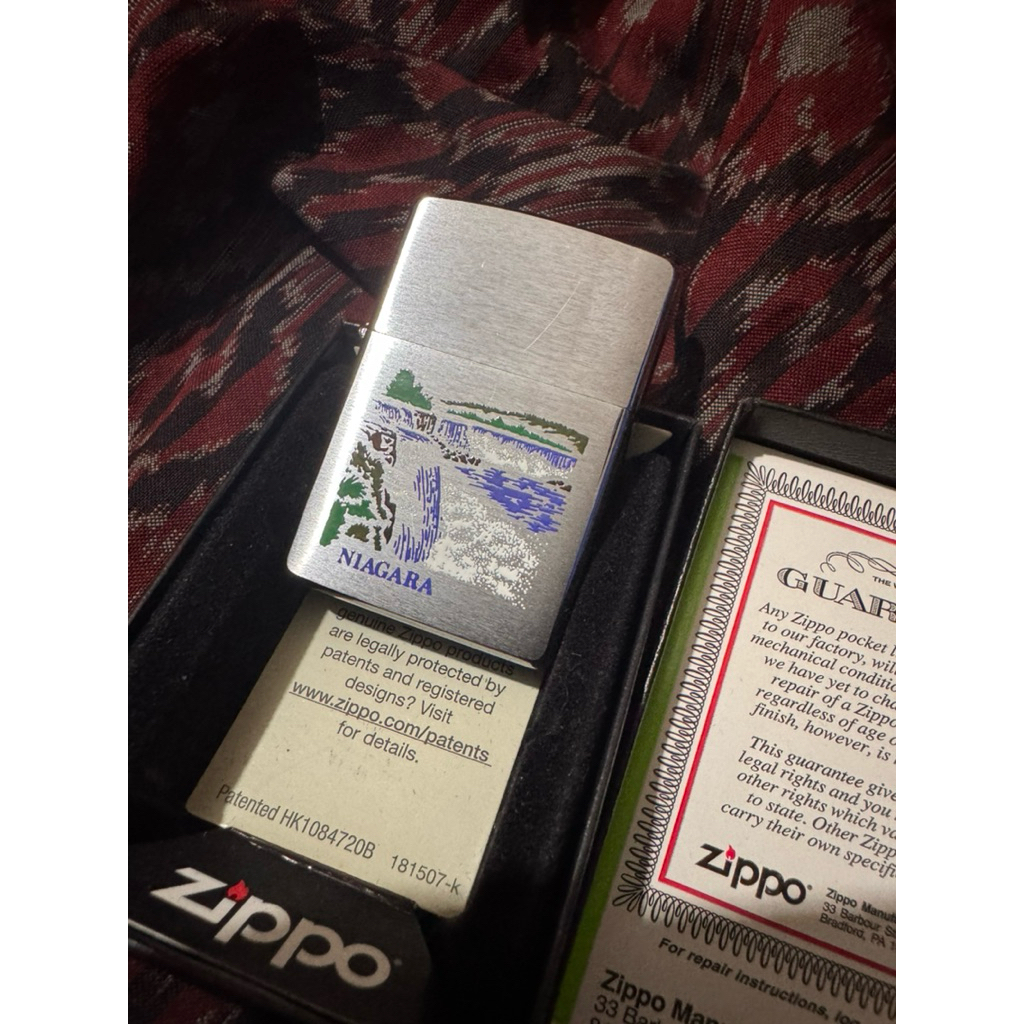 Zippo Rare Niagara   Bottom Romawi   New Original Autentic Zippo