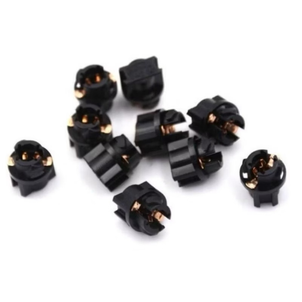 Soket lampu / fiting dop T10 + dop dasboard soket instrumen panel mobil universal