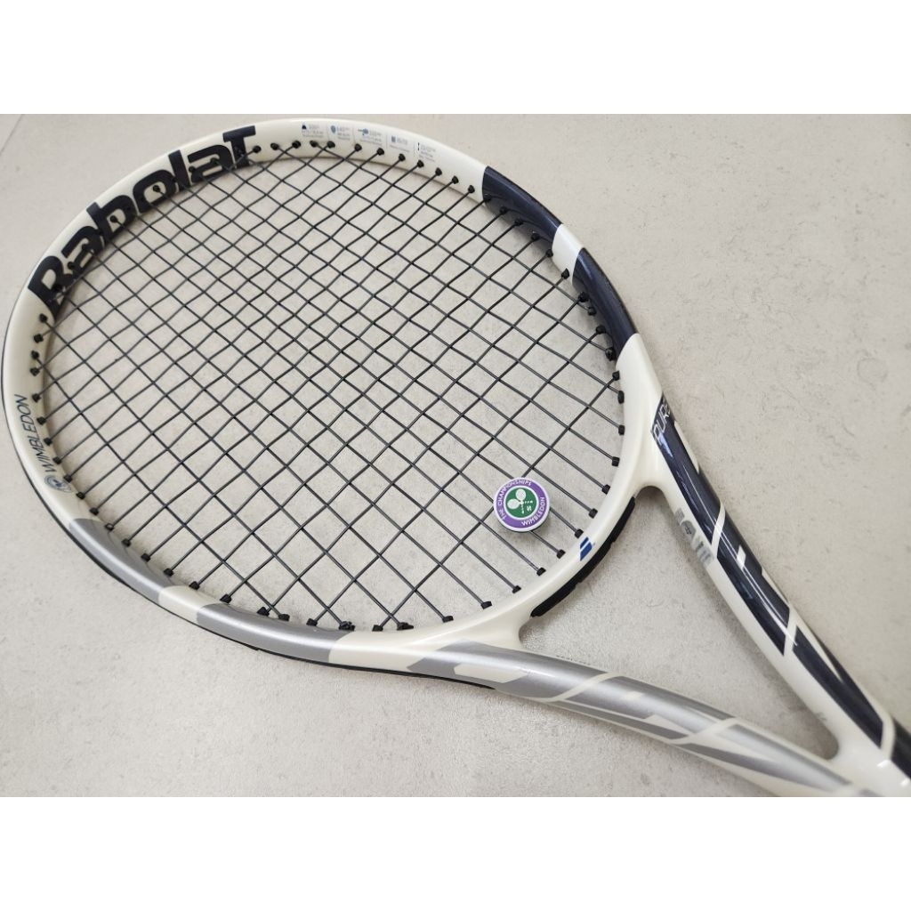 Babolat Pure Drive Wimbledon 2024 300g Grip 2 | Full Wimbledon Set + PolyTour 50lbs + Dampener + Tas