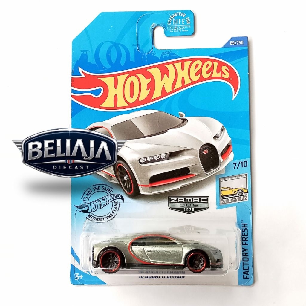 HOT WHEELS 16 BUGATTI CHIRON ZAMAC