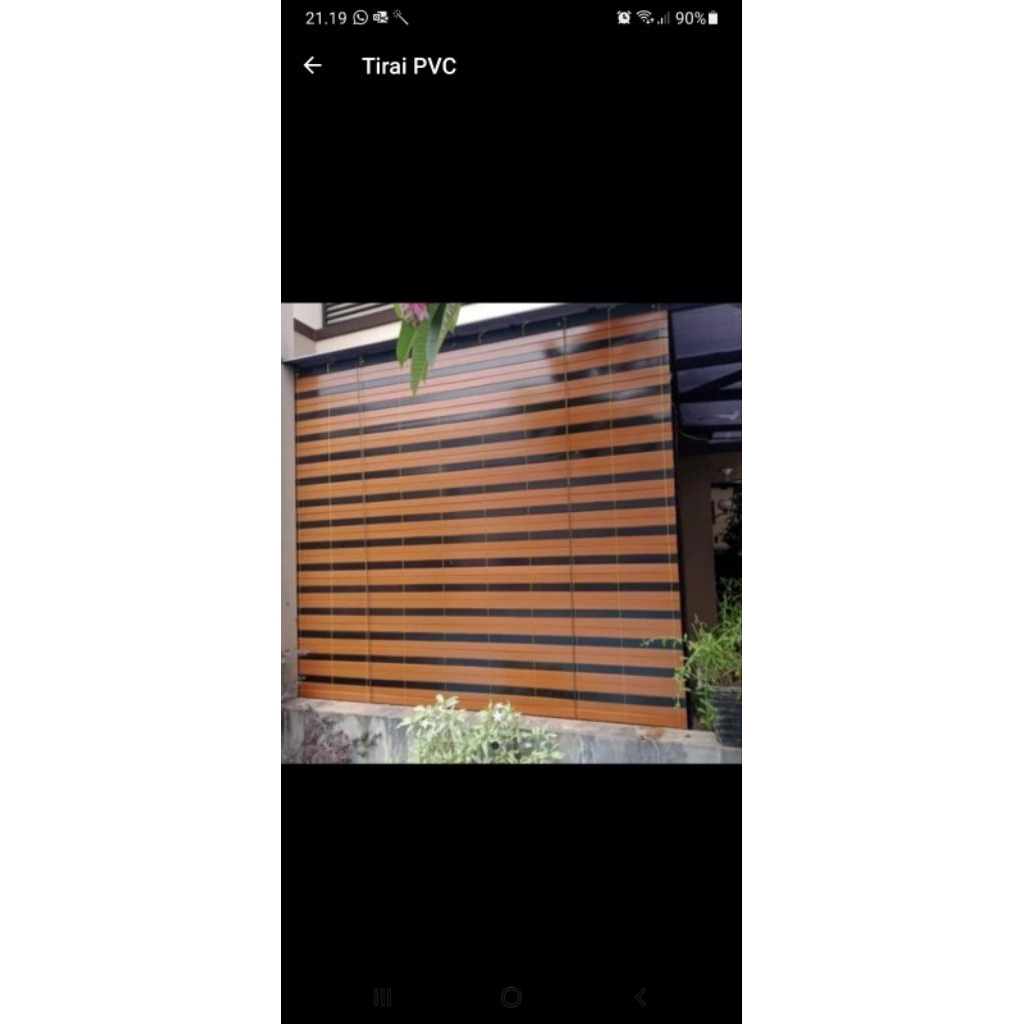 tirai pvc outdoor L 2.7 x T 3