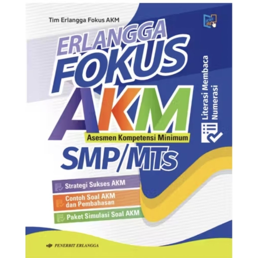 Buku AKM SMP Penerbit ERLANGGA