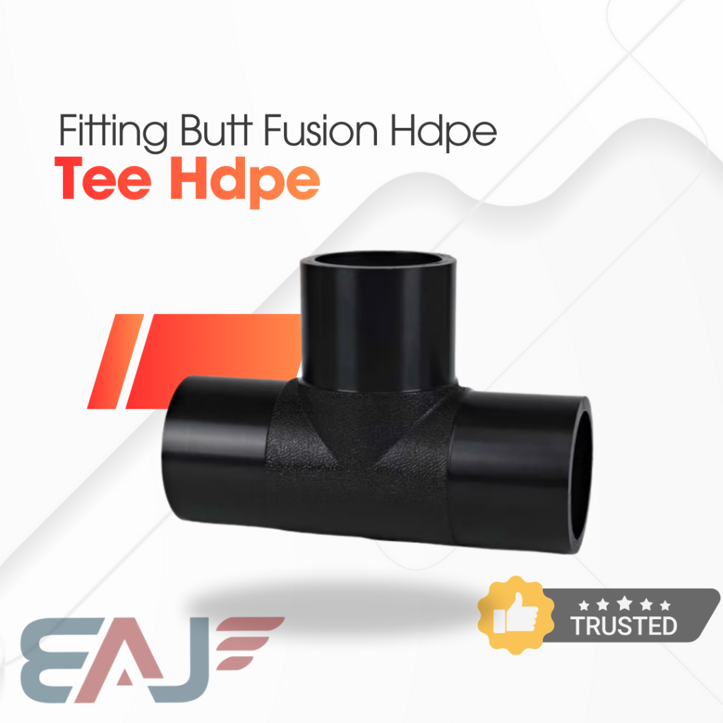 Tee Hdpe 10 Inch PN10 dan PN16 / Tee pipa hdpe 10"/ Tee fitting butt fusion