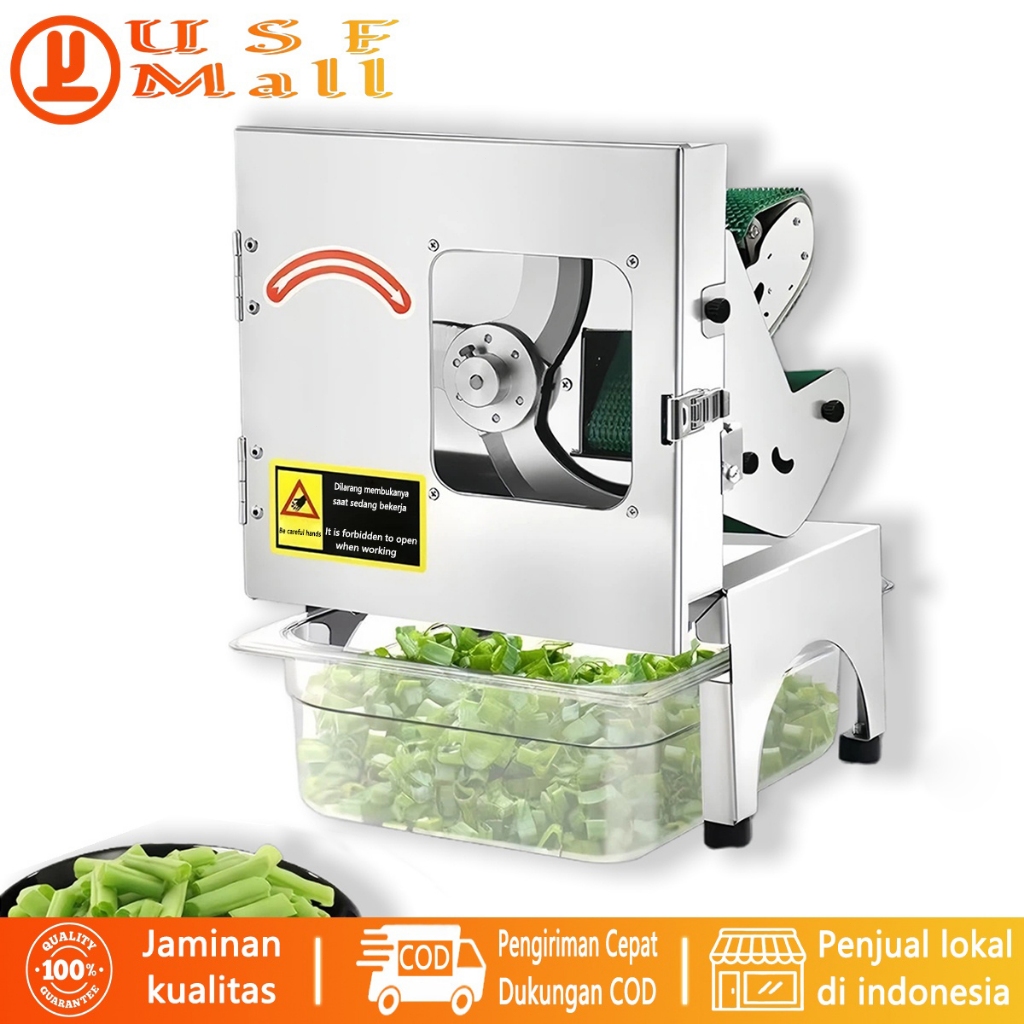 USF Komersial Mesin Pemotong Sayur Mesin Pemotong Dadu Mesin Potong Sayuran Multifungsi Listrik