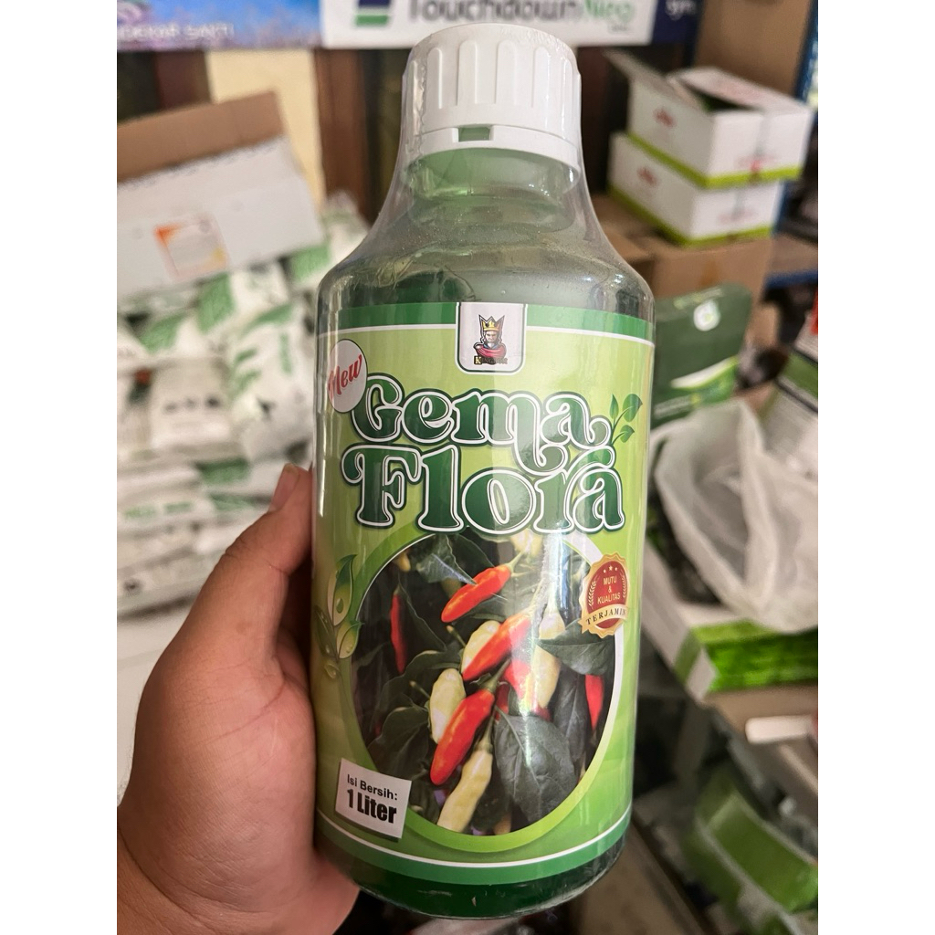 Pupuk GEMA FLORA HIJAU |  1000ml | (UNTUK FASE VEGETATIF)
