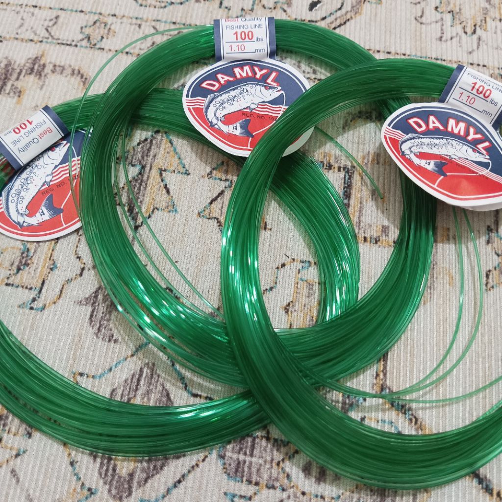 Senar Damyl 90 Meter 100 lbs 3 iket damyl asli