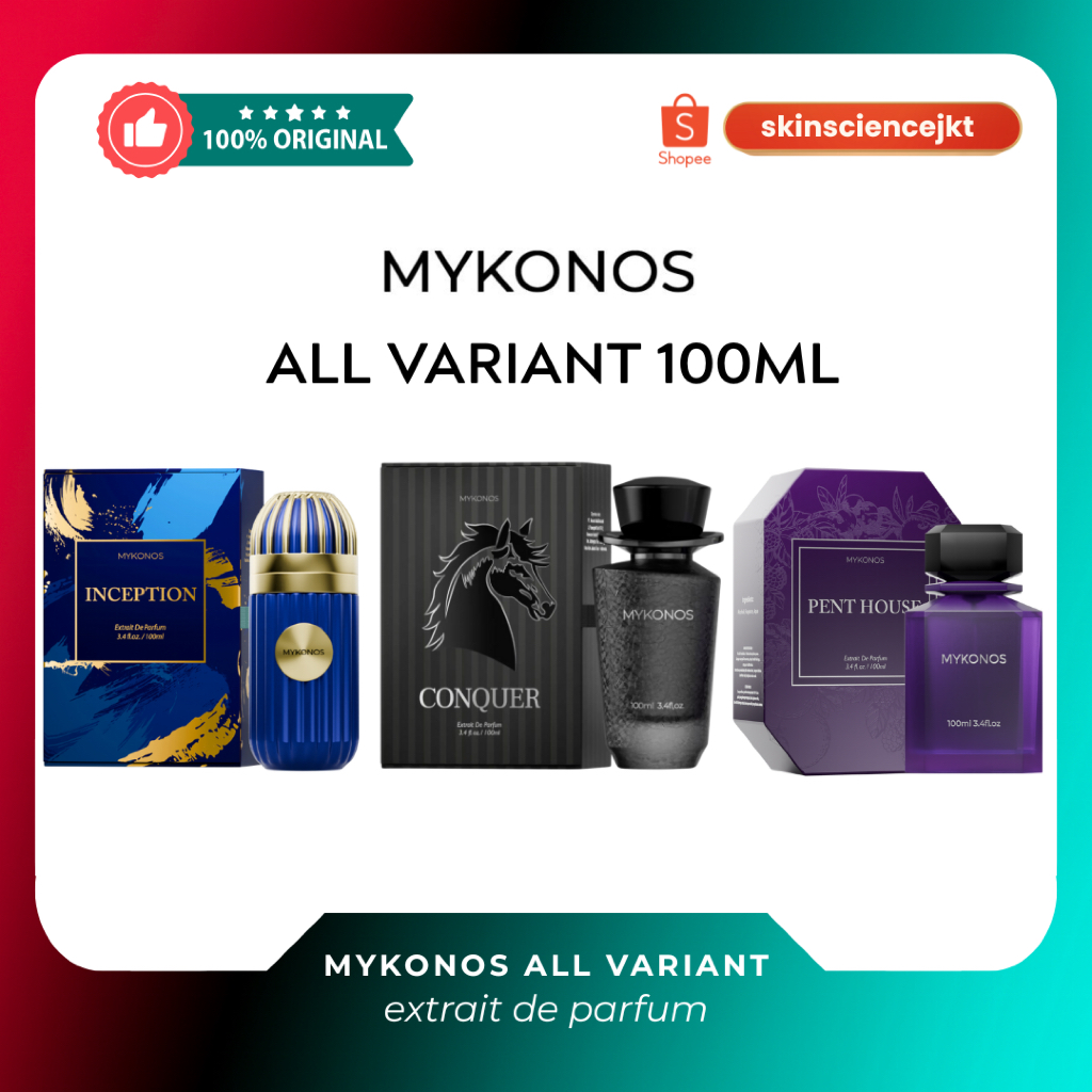 MYKONOS Extrait De Parfume 100ml Inferno Marbella Untamed Conquer Penthouse California Blue Signatur