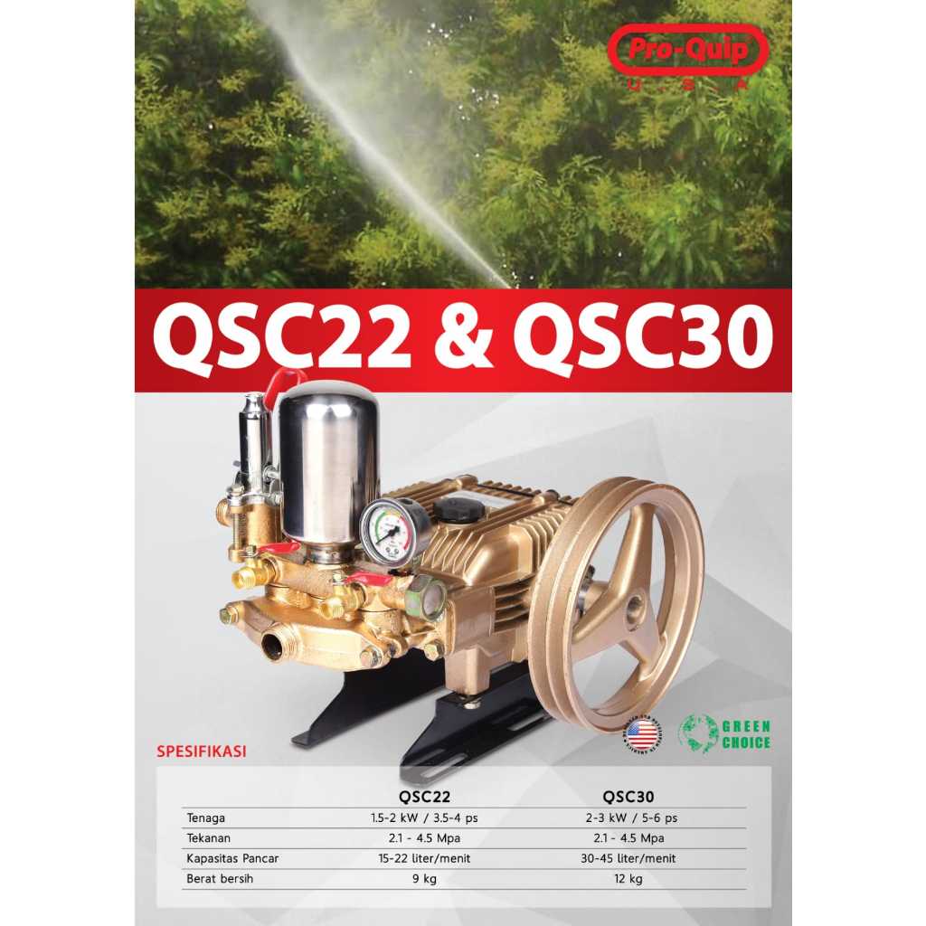 PROQUIP QSC 30 Mesin Power Sprayer / Semprotan Air