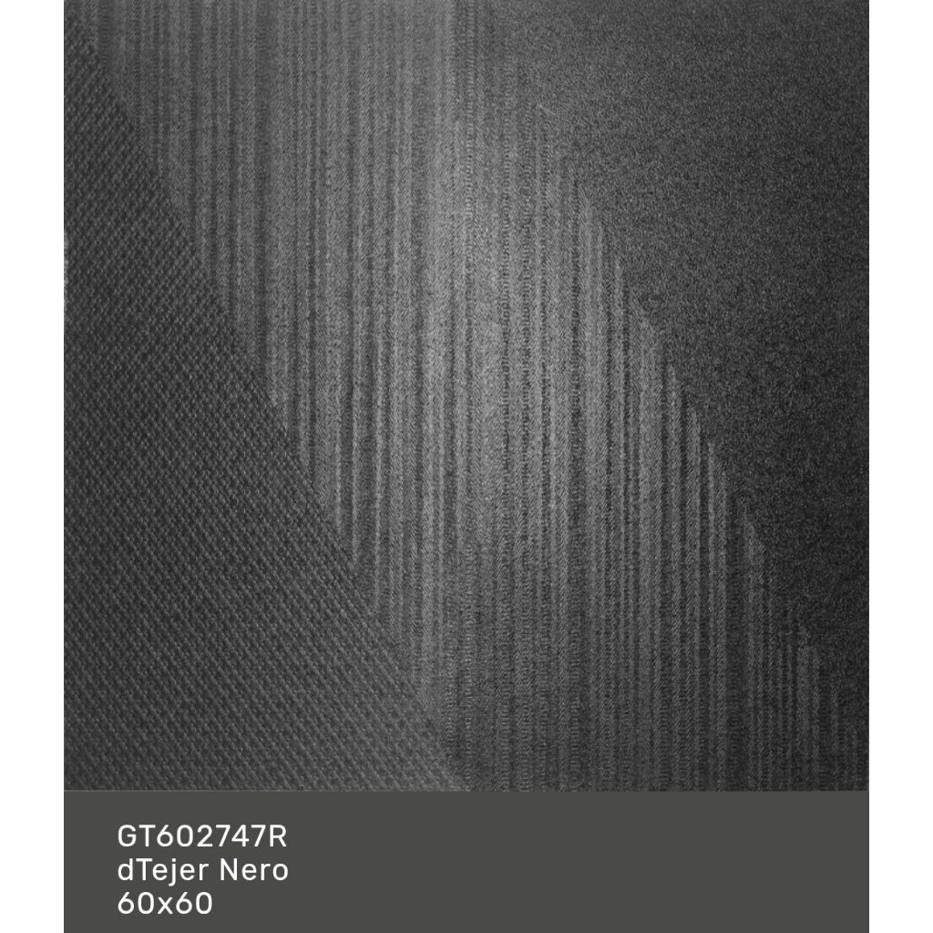 Roman Granit dTejer Nero Ukuran 60x60