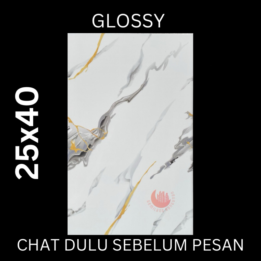 KERAMIK  25x40 ALPEN GREY / KERAMIK DINDING / KERAMIK KILAT / KERAMIK WC / KERAMIK CARARA