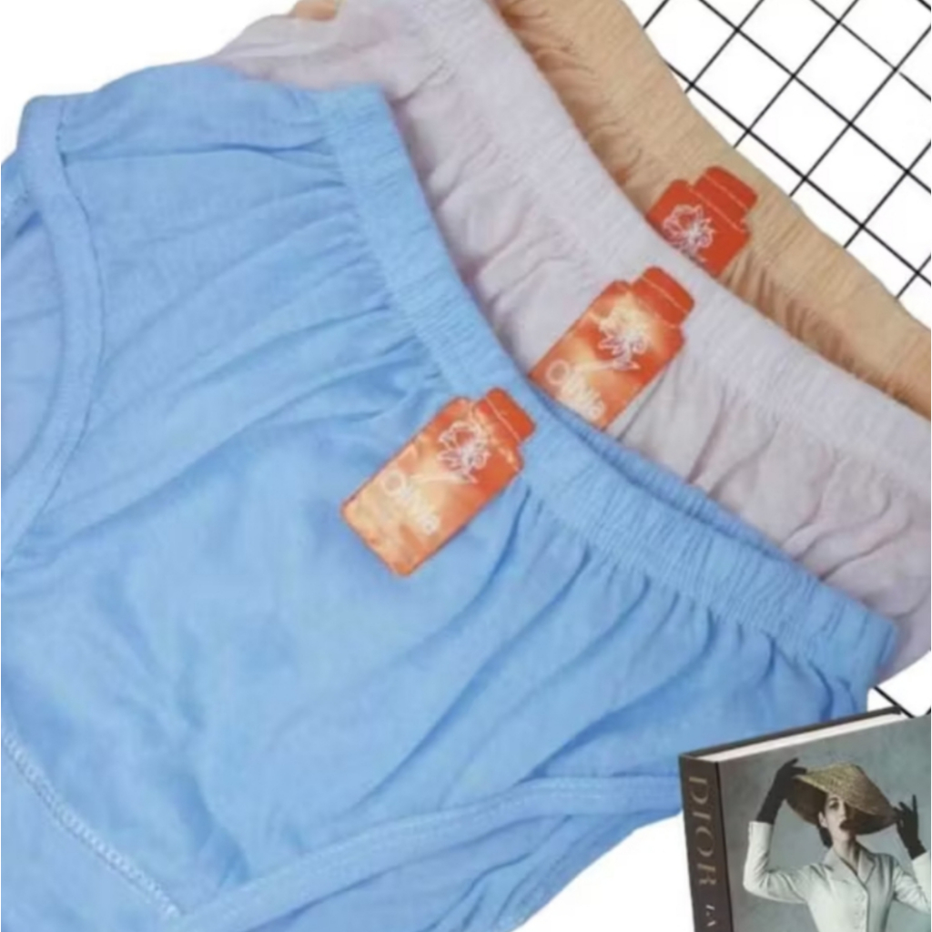 6 Pcs Celana Dalam Wanita Dewasa Polos CD Wanita Dewasa Cangcut Wanita Dewasa Polos Berkualitas