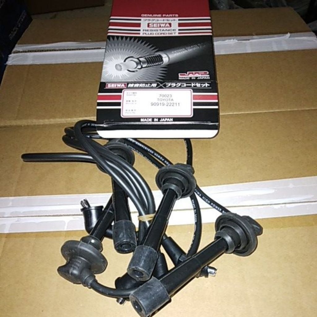 kabel busi corolla twincam ae92, seiwa japan 90919-22211