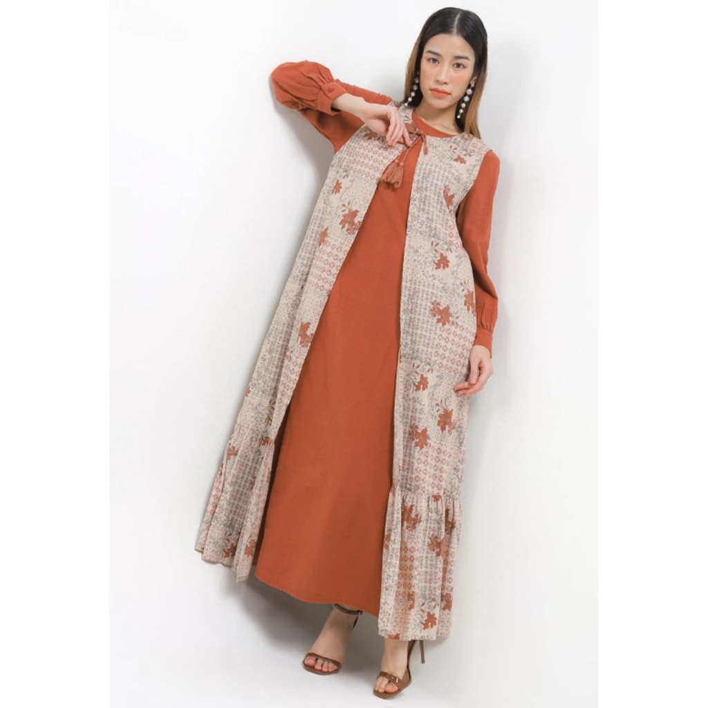 Dress Original Brand Matahari Mall SOGO Mall Dress Simple Dress Kekinian Dress Lebaran Baju Gamis Si