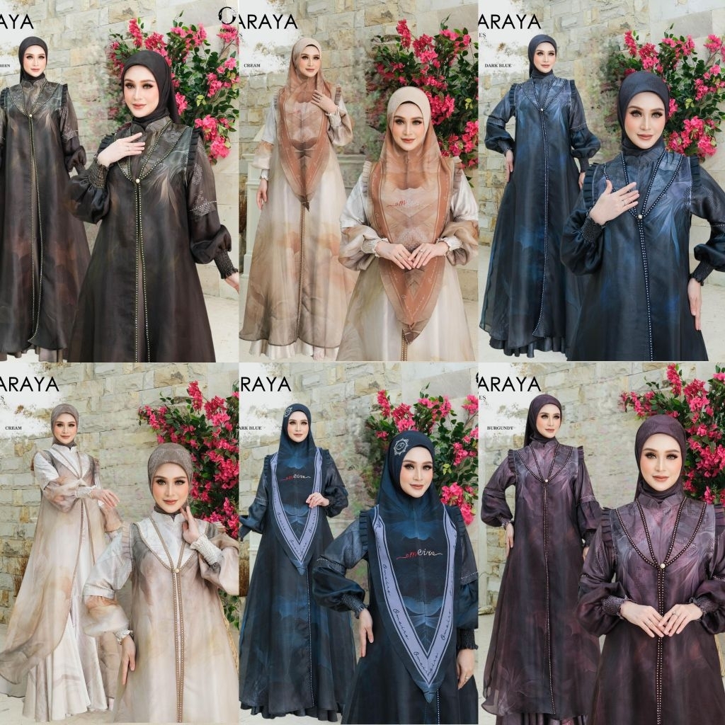 NARAYA SERIES ORIGINAL BY OMEIRO ADDICT | SET GAMIS SYARI & SCRAF
