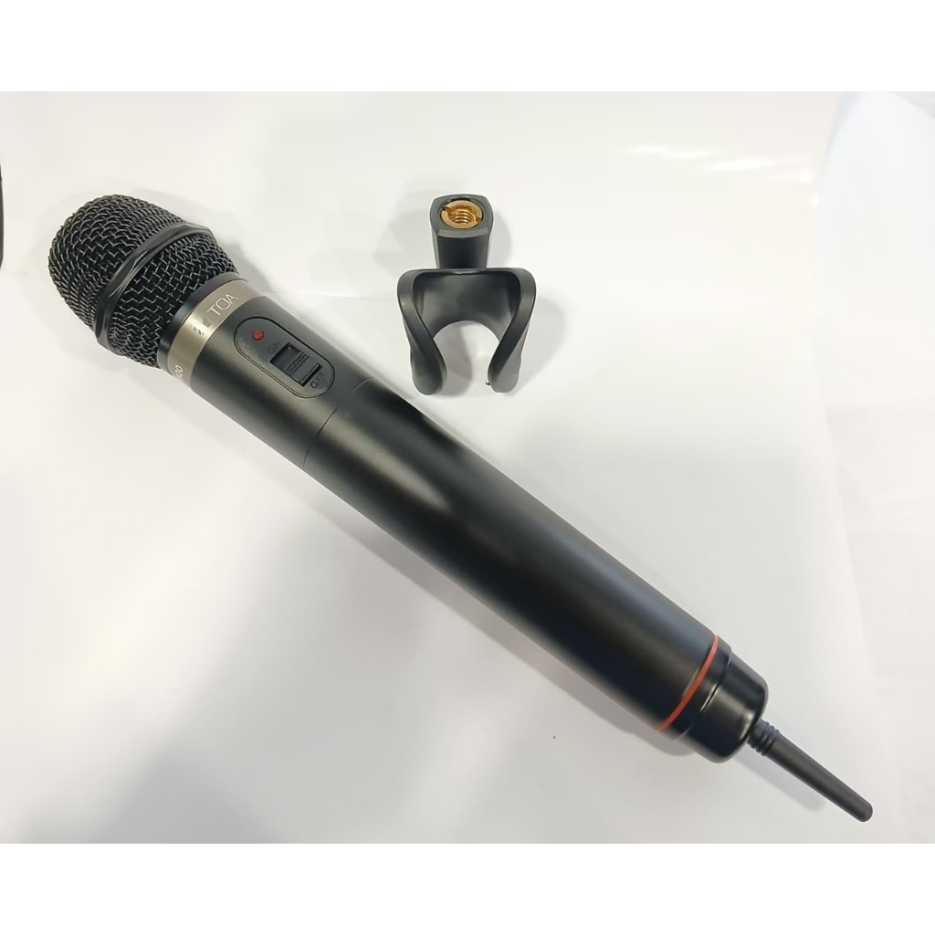 TOA Mic ZM-800 Plus Wireless Tunner ZTU-G800 Original Mikrofon Dinamis Kardioide ( BEKAS DISPLAY )