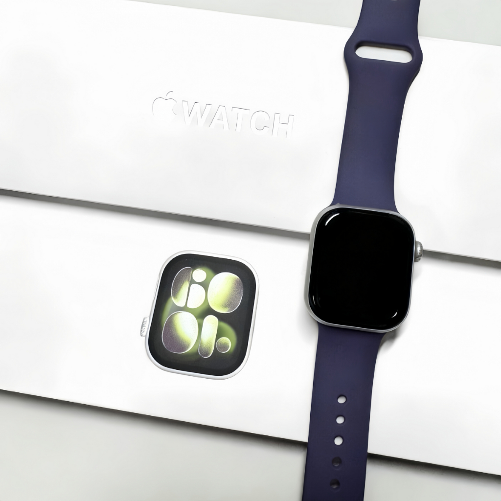 (NEW Product) SmartWatch series watch 11 42mm 46mm Alumunium Case with Sport Band Sangat tipis AMOLE