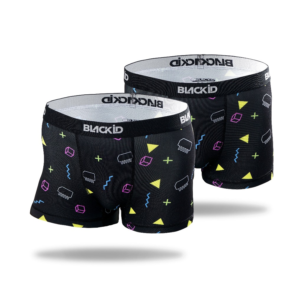 Black ID - Special Edition Boxer Brief Full Print Pria | Black Micro