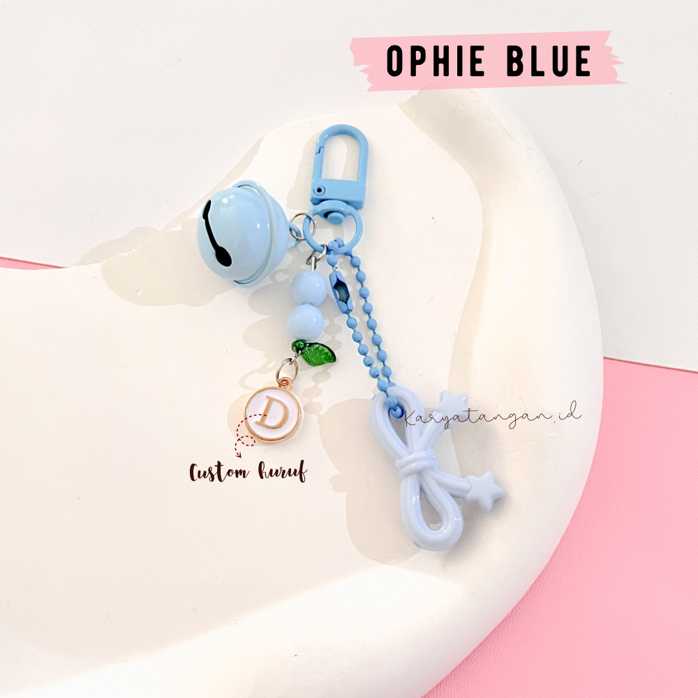 Promo(A-P)Gantungan Kunci Custom Huruf Enamel/ Keychain Bisa Custom Huruf Enamel Liontin lucu Ganci 