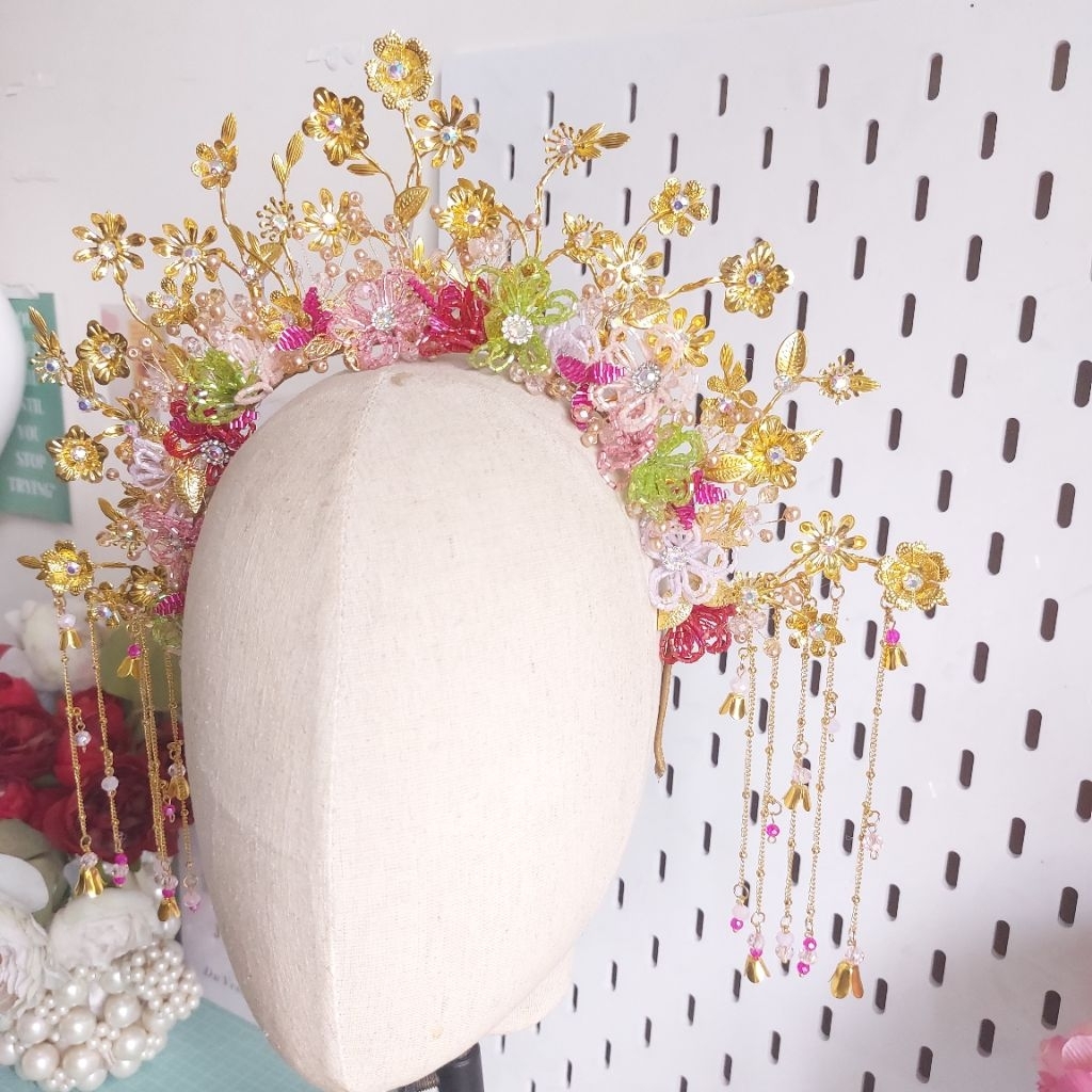 29H (Handmadebychindy) Suntiang Modern/ Suntiang wedding/ Headpiece For Wedding/ Suntiang pengantin