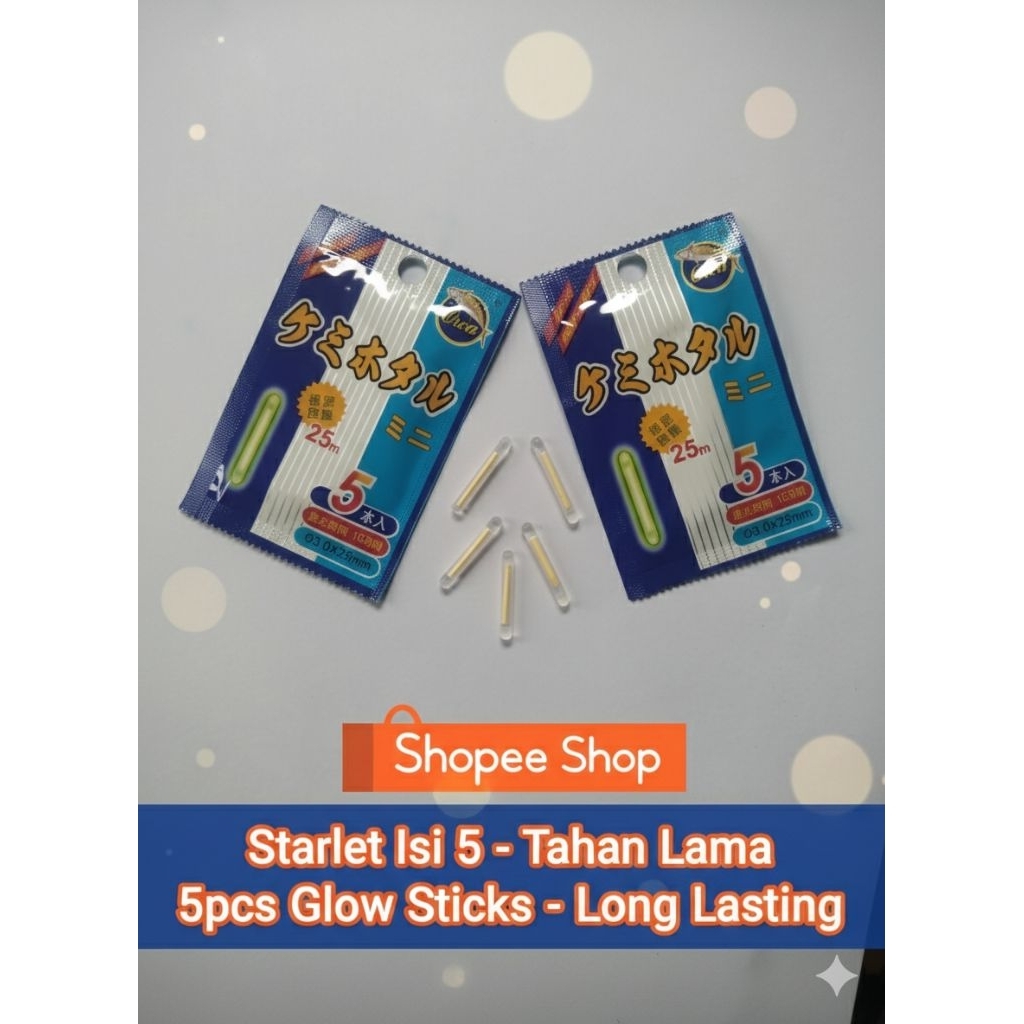 Starlite Orca Glow Stick Pancing (isi 5)