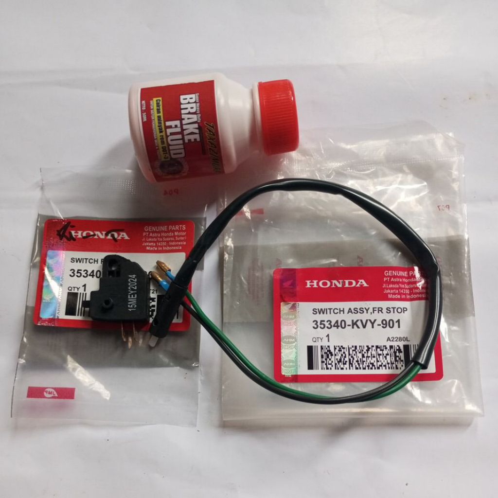 paket Switch Rem Depan Belakang plus minyak rem Beat Deluxe genio Beat Pop Street Vario 125 150