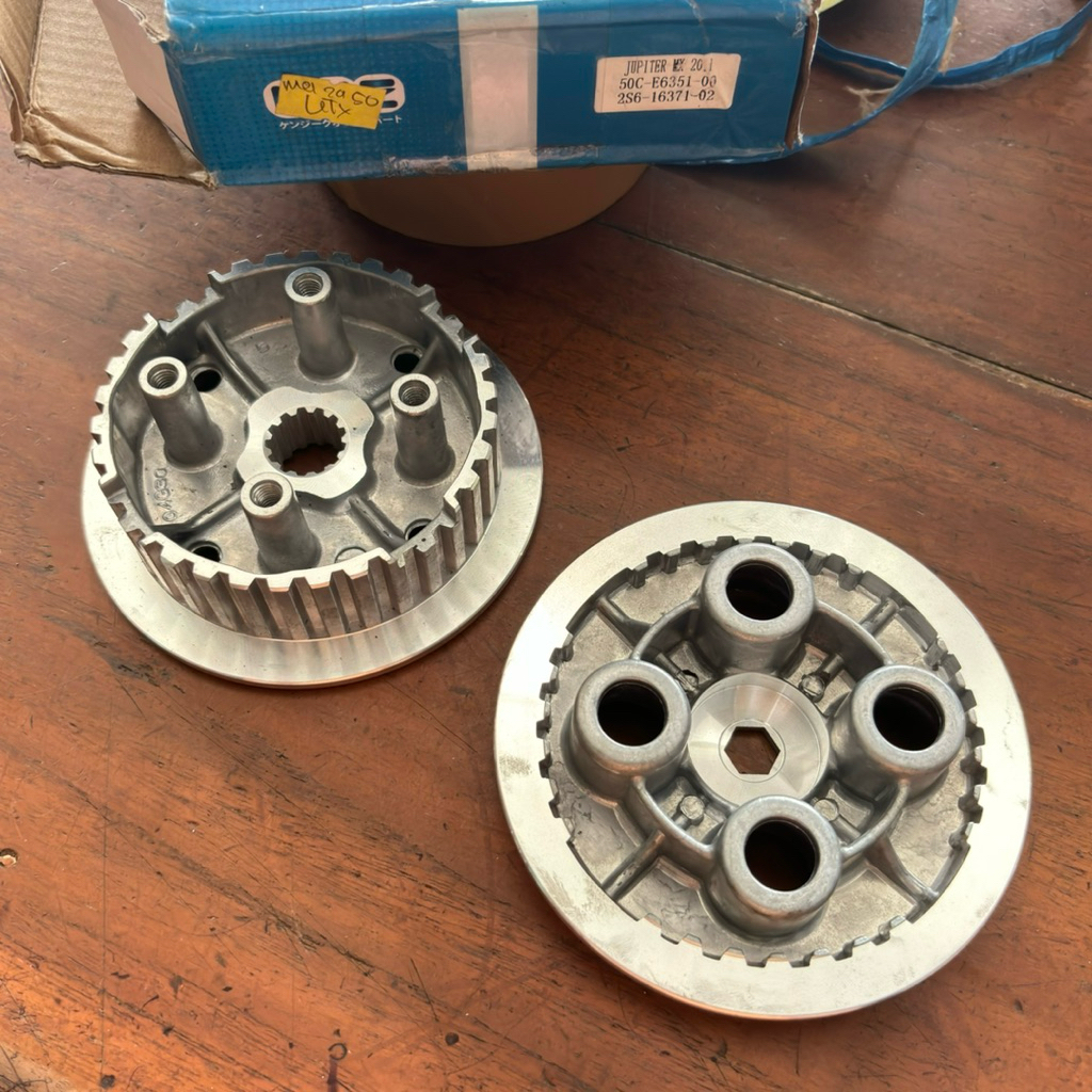 RUMAH KAMPAS KOPLING + LAWAN KAKI 4 DUDUKAN KAMPAS KOPLING JUPITER MX 135